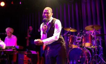 With Bitty McClean (JAM)  , Melkweg , Amsterdam , what a golden voice!